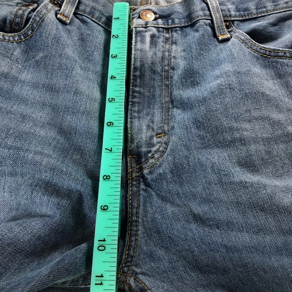 Levis 569 Jeans Mens 36x32 (Fits) Blue Baggy Loose Relaxed Whiskering Skater